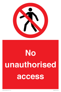 No unauthorised access